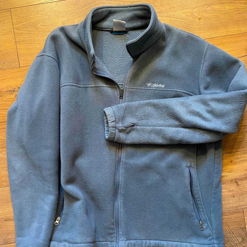 Blue Columbia fleece